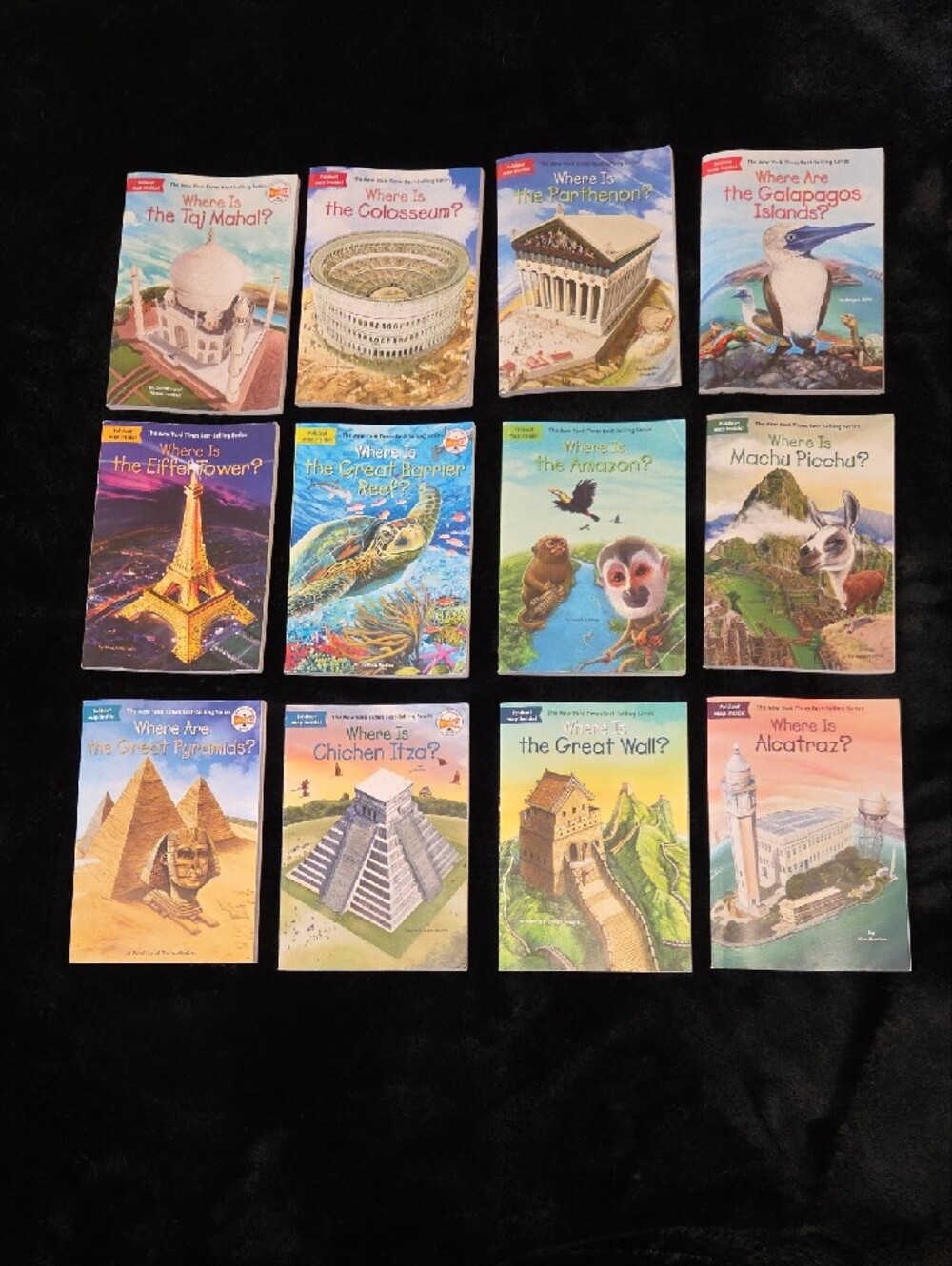 Who HQ Set Of Where Is & Where Are Books - 12 Books